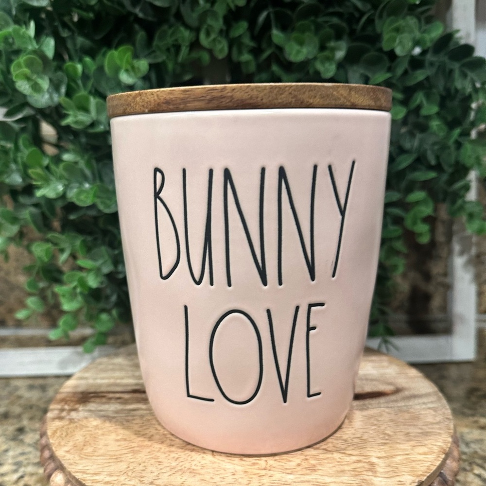 Rae Dunn Bunny Love Canister
